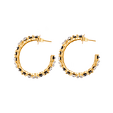 CATARINA MAAT ONYX HOOPS