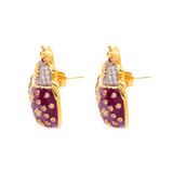 ROYAL THOT BURGUNDY STUDS