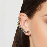 EARRING CUFF ESTRELLA MIMOSA ZAFIRO