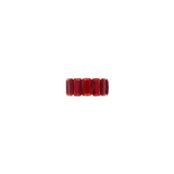 ANILLO GRAN BAGUETTE ROJO