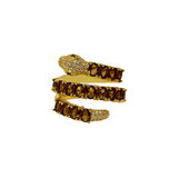 BROWN RATTLESNAKE RING