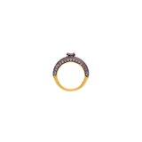 ANILLO MICROCRISTAL OVALO AMATISTA