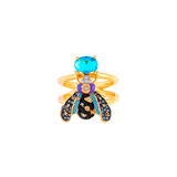 VESPA HAPPI PURPLE AQUA RING