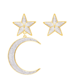 ARETES KOSMOS BIANKA/LUNA ASIMETRICO CRISTAL