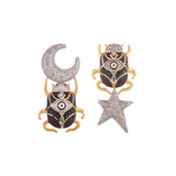 DELIRIO INFINARA CHOCOLATE EARRINGS