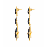 SABAH STAR SAPPHIRE CASCADE EARRINGS