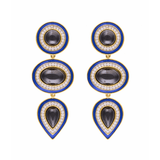 HALO MISI ONYX DROP EARRINGS
