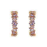 HOOPS IRREGULAR BAGUETTES AMATISTA
