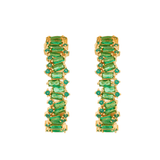 HOOPS IRREGULAR BAGUETTES ESMERALDA