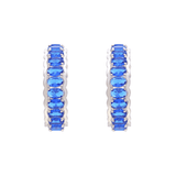 HOOPS LANTANA OVALO FULL AZUL-RODIO