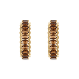 HOOPS LANTANA OVALO FULL BROWN