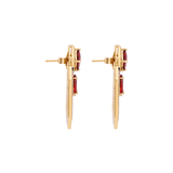 MESMERA MISI BLACK GARNET EARRINGS