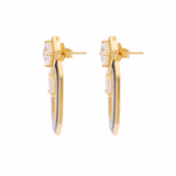 MESMERA MISI BLACK CRYSTAL EARRINGS