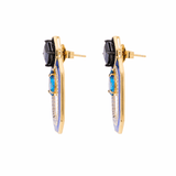MESMERA MISI BLUE ONYX EARRINGS
