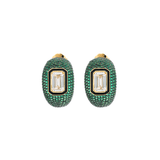 SUBLIME MISI EMERALD HOOPS