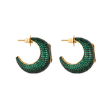SUBLIME MISI EMERALD HOOPS