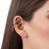 EAR CUFF ALHENA ONIX RAYITO