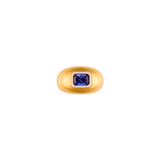 SUBLIME MISI SMOOTH GOLD SAPPHIRE RING