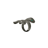 AWA ALL BLACK SNAKE RING