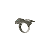AWA ALL BLACK SNAKE RING