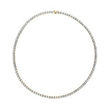 COLLAR TENNIS AQUAMARINE 4MM