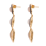 HALO MISI MOONSTONE DROP EARRINGS