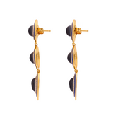 HALO MISI ONYX DROP EARRINGS