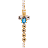 KEMET BEE CRYSTAL TENNIS CHAIN