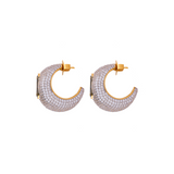 SUBLIME MISI CRYSTAL AQUA HOOPS