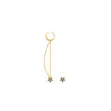 EAR CUFF MIMOSA CHAIN CRISTAL