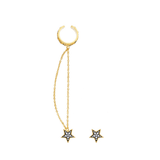 EAR CUFF MIMOSA CHAIN CRISTAL