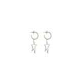 HOOPS ESTRELLA ALFA CRYSTAL RODIO