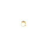 EAR CUFF CIRCULO MICROCRISTAL ZAFIRO