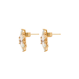 LOTUS FLOWER CRYSTAL STUDS