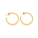 HOOPS LANTANA FULL BAGUETTE CRISTAL