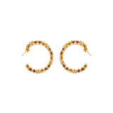 CATARINA MAAT AMETHYST HOOPS