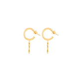 MINI HOOPS LUNITA GRAN MIMOSA CRYSTAL