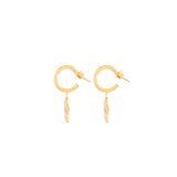 MINI HOOPS ESTRELLA BIANKA CRYSTAL