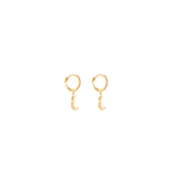 MINI HOOPS AMATISTA/LUNITA MIMOSA CRYSTAL
