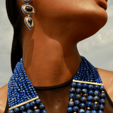 HALO MISI ONYX DROP EARRINGS