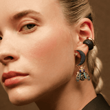 VESPA HAPPI PURPLE AQUA EARRINGS