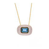 SUBLIME MISI AQUA CRYSTAL CHAIN