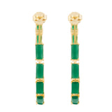 HOOPS LANTANA SIMPLE BAGUETTE ESMERALDA OPAL