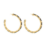 HOOPS LANTANA SIMPLE BAGUETTE BLACK