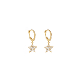 MINI HOOPS ESTRELLITA MIMOSA CRYSTAL