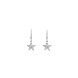 ESTRELLITA MIMOSA CRYSTAL MINI HOOPS