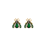 MINI VESPA HAPPI EMERALD STUDS EARRINGS