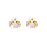CANDY BEE CRYSTAL STUDS EARRINGS