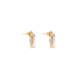 KEMET BEE CRYSTAL STUD EARRINGS