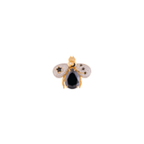 KEMET BEE ONYX EAR CUFF